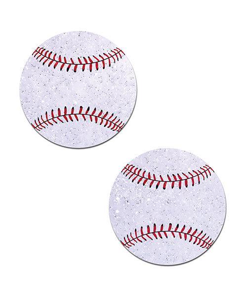 Pastease Premium Baseball Sparkly - White O/S - SEXYEONE