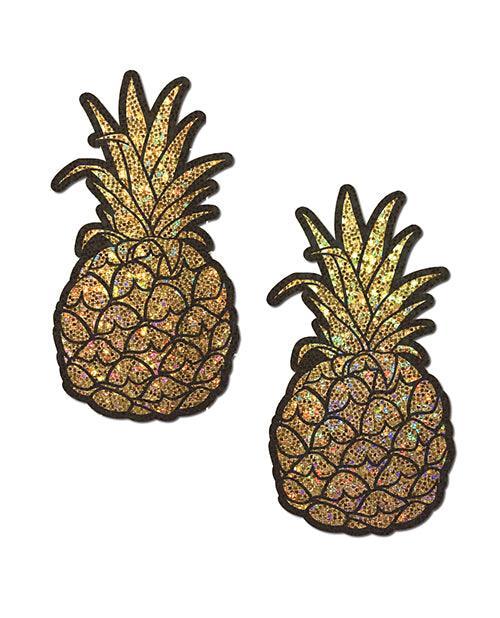 image of product,Pastease Premium Glitter Pineapple - Gold O/S - SEXYEONE