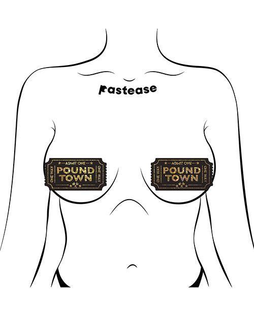 image of product,Pastease Premium Pound Town Glitter - Black O/S - SEXYEONE