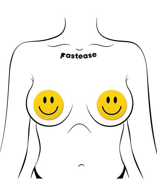 image of product,Pastease Premium Smiley Face - Yellow O/S - SEXYEONE