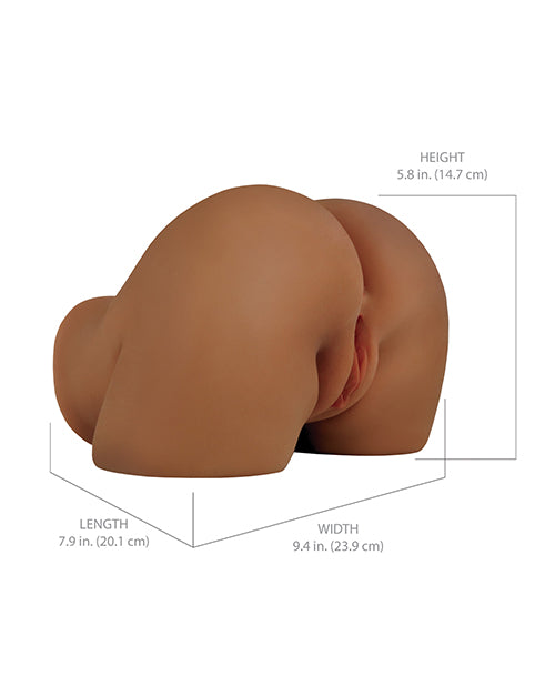 product image,PDX Elite Shake That Ass Vibrating Mega Masturbator - Brown - SEXYEONE