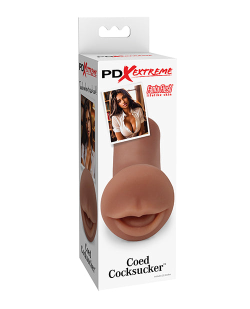 product image, PDX Extreme Coed Cocksucker - Brown - SEXYEONE