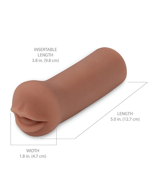 image of product,PDX Extreme Coed Cocksucker - Brown - SEXYEONE