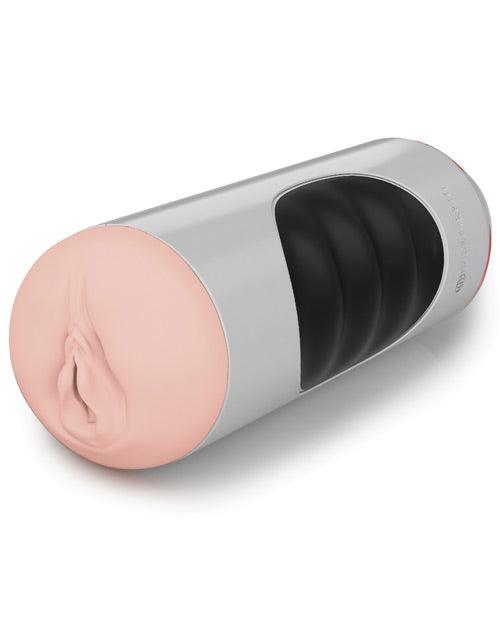 image of product,Pdx Extreme Mega Grip Squeezable Vibrating Strokers - Pussy - SEXYEONE