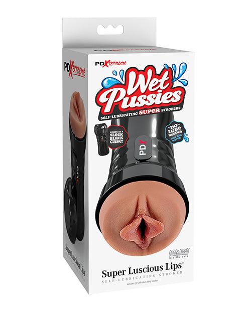 image of product,PDX Extreme Wet Pussies Super Luscious Lips Stroker - SEXYEONE