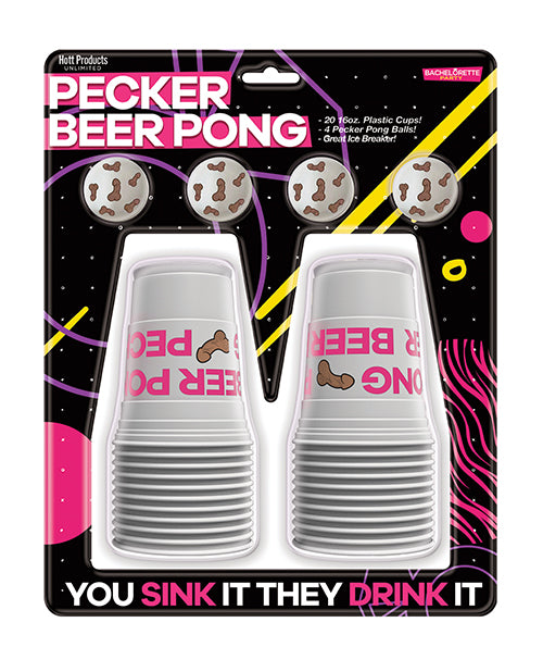 product image, Pecker Beer Pong Balls - 4 pk - SEXYEONE