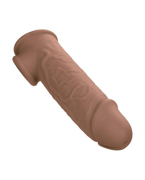 image of product,Performance Maxx Life-Like 7" Penis Extension - Brown - SEXYEONE