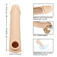 Performance Maxx Life-Like 8" Penis Extension - Ivory - SEXYEONE