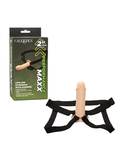 product image, Performance Maxx Life-Like Penis Extension w/Harness - Ivory - SEXYEONE