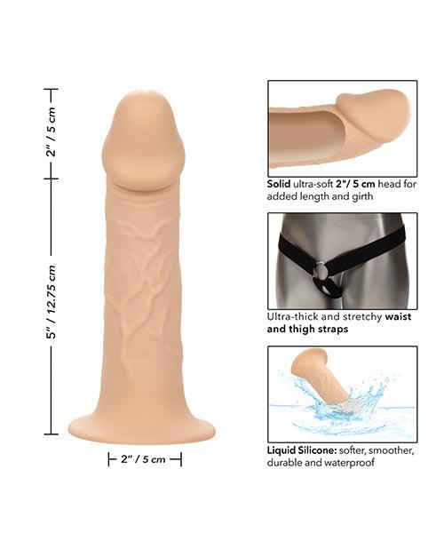 image of product,Performance Maxx Life-Like Penis Extension w/Harness - Ivory - SEXYEONE