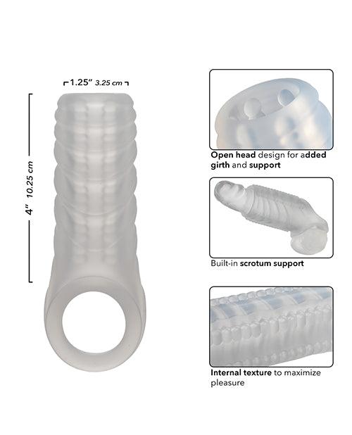 image of product,Performance Maxx Liquid Silicone Sleeve - Clear - SEXYEONE