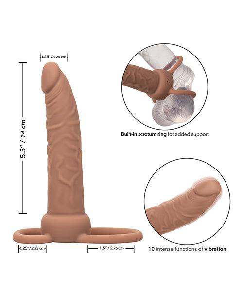 image of product,Performance Maxx Rechargeable Dual Penetrator - Brown - SEXYEONE