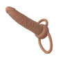 Performance Maxx Rechargeable Dual Penetrator - Brown - SEXYEONE