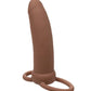 Performance Maxx Rechargeable Thick Dual Penetrator - Brown - SEXYEONE