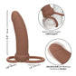 Performance Maxx Rechargeable Thick Dual Penetrator - Brown - SEXYEONE