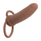 Performance Maxx Rechargeable Thick Dual Penetrator - Brown - SEXYEONE