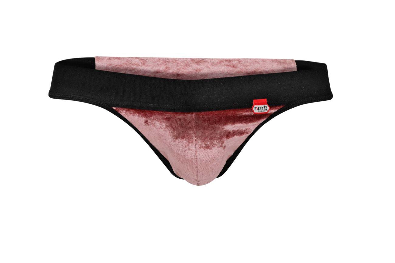 image of product,PIK 1099 Clandestine Velvet Thongs - SEXYEONE