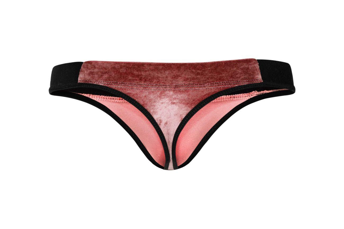 image of product,PIK 1099 Clandestine Velvet Thongs - SEXYEONE
