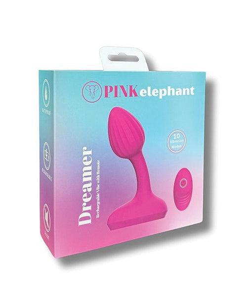 image of product,Pink Elephant Dreamer Rechargeable Vibe w/Remote - SEXYEONE