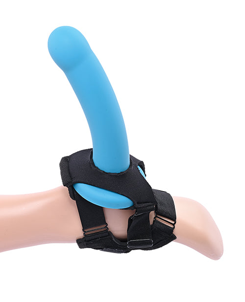 image of product,Pivot Flex Foot Strap-On - Black - SEXYEONE