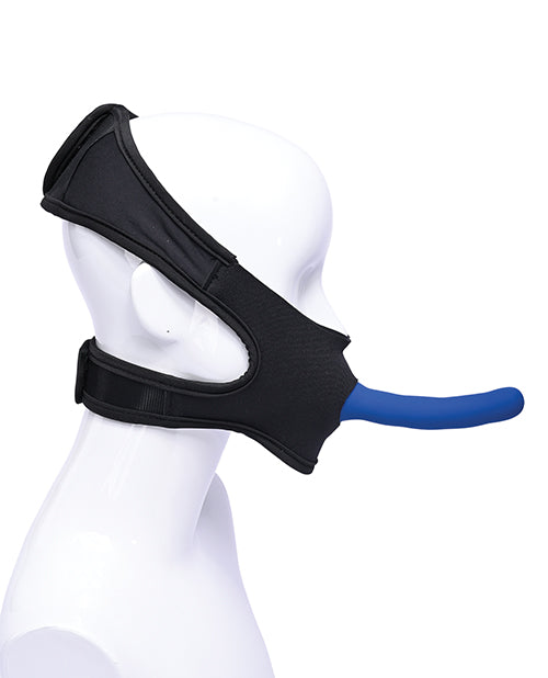 image of product,Pivot In Your Face Strap-On - Black - SEXYEONE