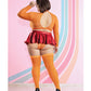 Play Mystery Mistress 6 pc Set - Orange/Red - SEXYEONE