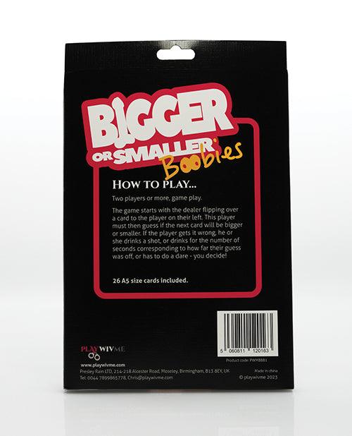 product image,Play Wiv Me Bigger Or Smaller Boobs Card Game - SEXYEONE