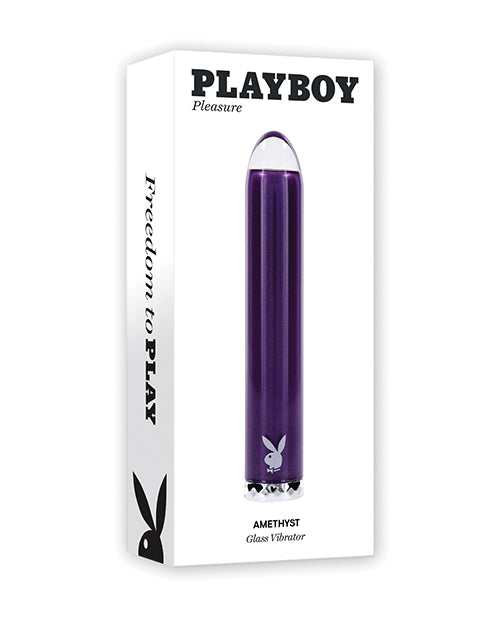 product image, Playboy Pleasure Amethyst Vibrator - Acai - SEXYEONE