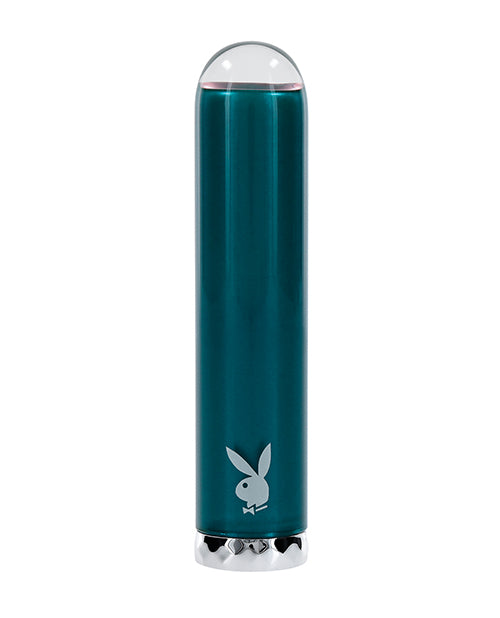 image of product,Playboy Pleasure Emerald Bullet Vibrator - Deep Teal - SEXYEONE