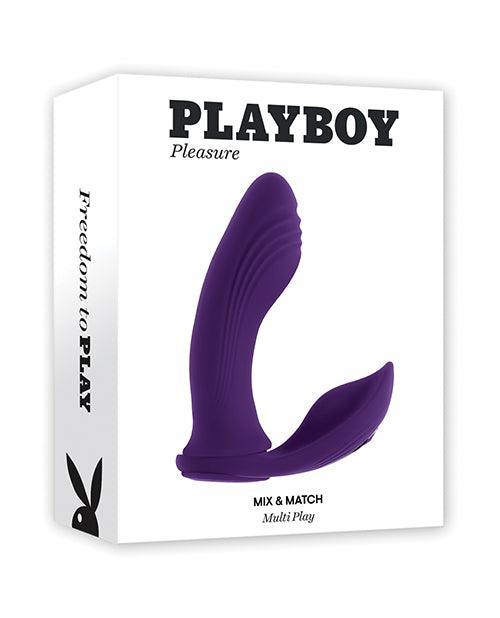 product image, Playboy Pleasure Mix & Match Dual Vibrator - Purple - SEXYEONE