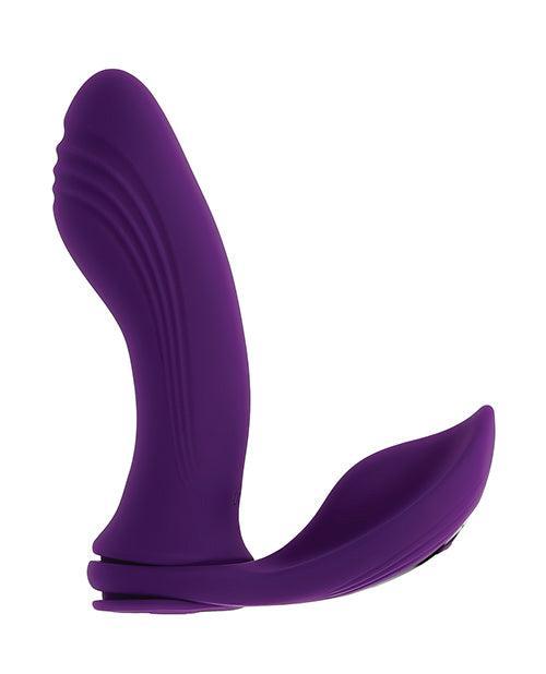 image of product,Playboy Pleasure Mix & Match Dual Vibrator - Purple - SEXYEONE