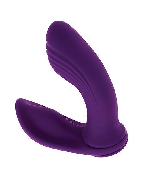 image of product,Playboy Pleasure Mix & Match Dual Vibrator - Purple - SEXYEONE