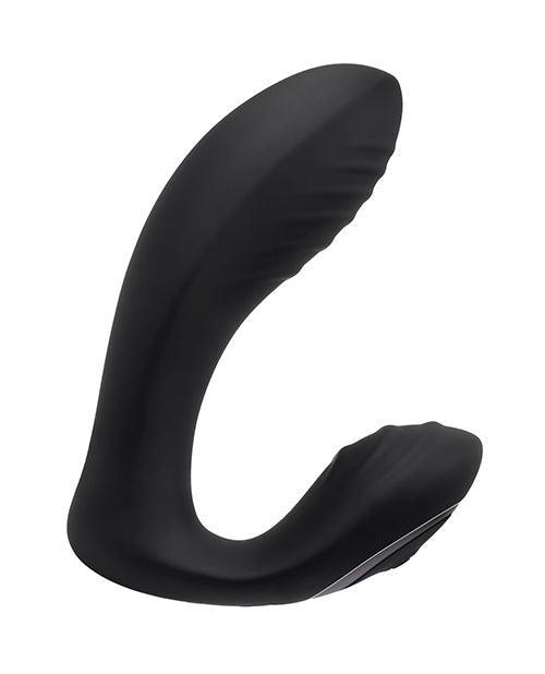 image of product,Playboy Pleasure Play time Multi Play G-Spot & P-Spot Vibrator - Black - SEXYEONE