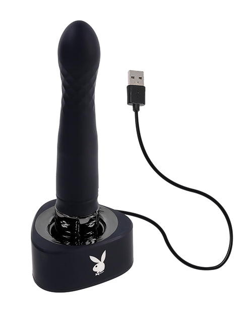 image of product,Playboy Pleasure Pleasure Zone Vibrator - 2AM Black - SEXYEONE