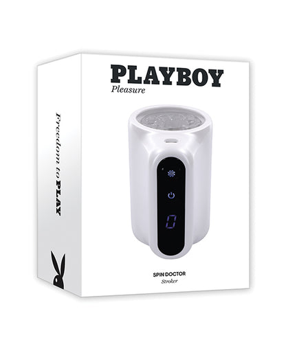 Playboy Pleasure Spin Doctor Stroker - Frost - SEXYEONE