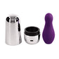 Playboy Pleasure The Jet Set Vibrator - Acai/Silver - SEXYEONE