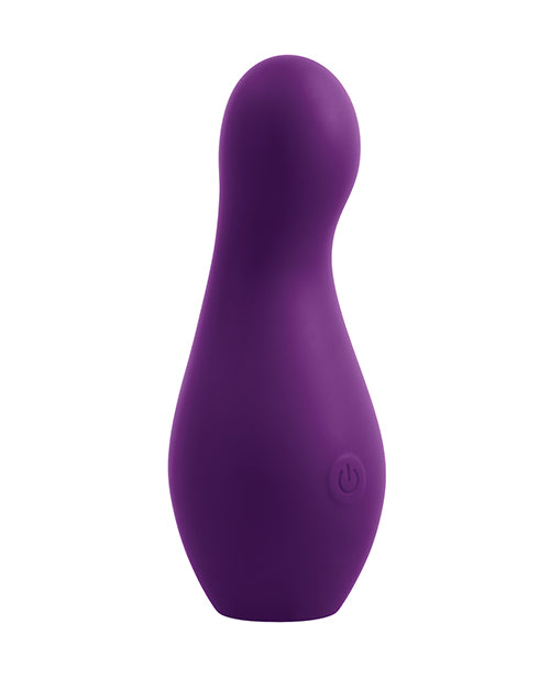 image of product,Playboy Pleasure The Jet Set Vibrator - Acai/Silver - SEXYEONE