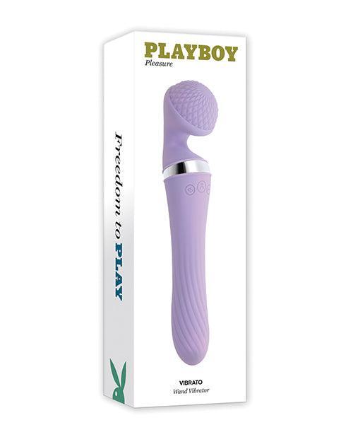 product image, Playboy Pleasure Vibrato Wand Vibrator - Lilac - SEXYEONE