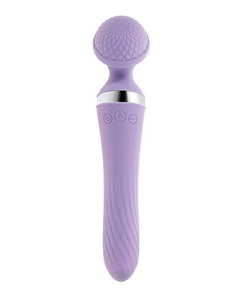 image of product,Playboy Pleasure Vibrato Wand Vibrator - Lilac - SEXYEONE