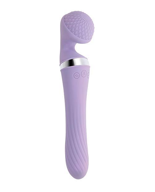 image of product,Playboy Pleasure Vibrato Wand Vibrator - Lilac - SEXYEONE