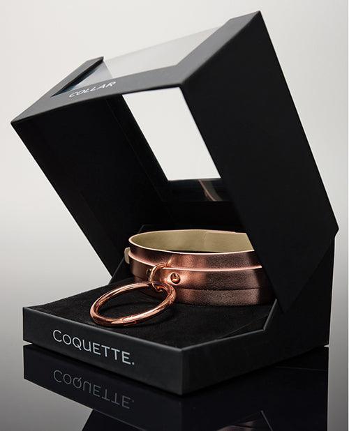 image of product,Pleasure Collection Adjustable Collar - Rose Gold - SEXYEONE