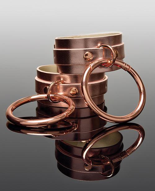 image of product,Pleasure Collection Adjustable Handcuffs - Rose Gold - SEXYEONE