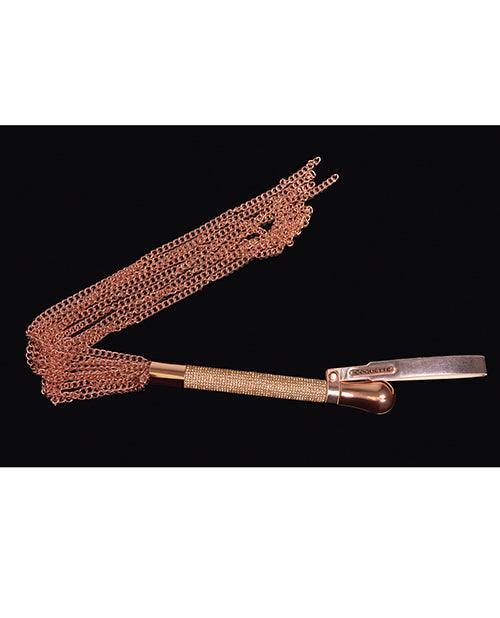 image of product,Pleasure Collection Chain Whip - Rose Gold - SEXYEONE