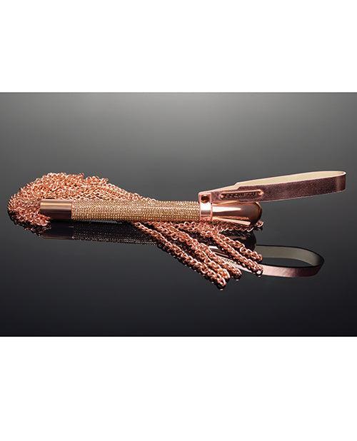 image of product,Pleasure Collection Chain Whip - Rose Gold - SEXYEONE