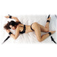 Plesur Fuzzy Bedroom Bondage Kit - Black - SEXYEONE