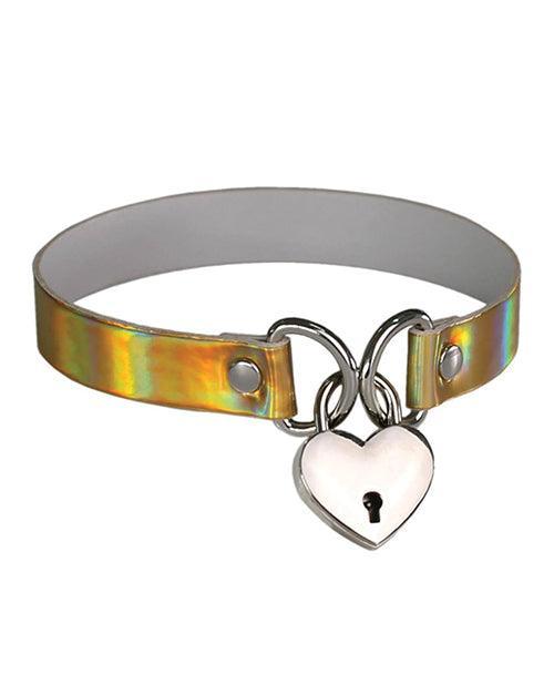 image of product,Plesur Holographic Lock Collar - SEXYEONE