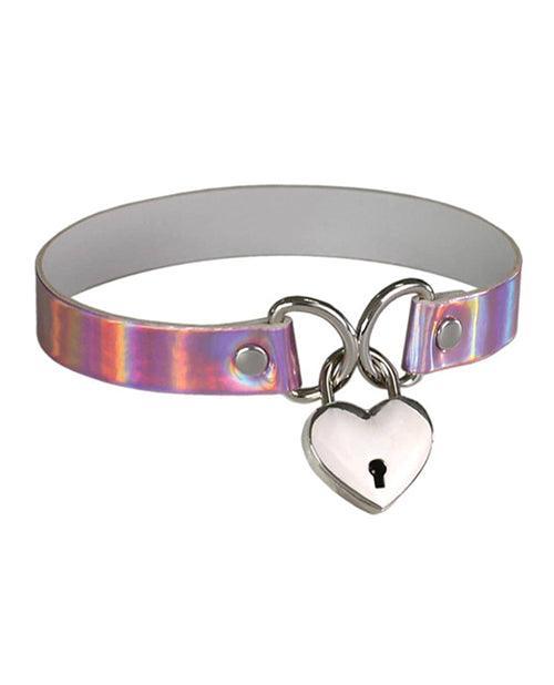 image of product,Plesur Holographic Lock Collar - SEXYEONE