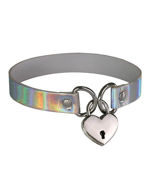 image of product,Plesur Holographic Lock Collar - SEXYEONE