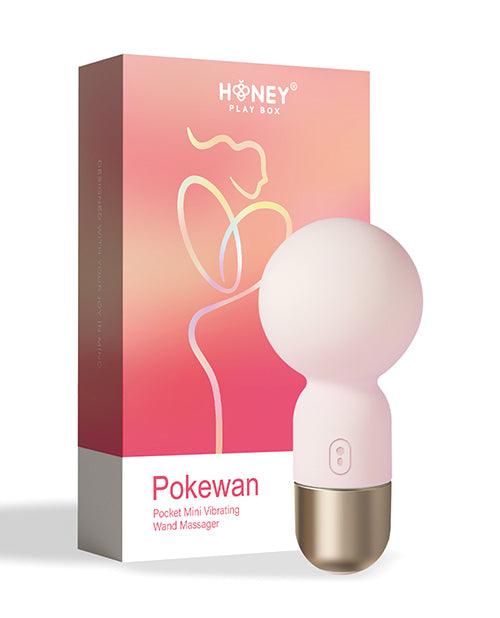 image of product,Pokewan Pocket Mini Vibrating Wand Massager - Pale - SEXYEONE