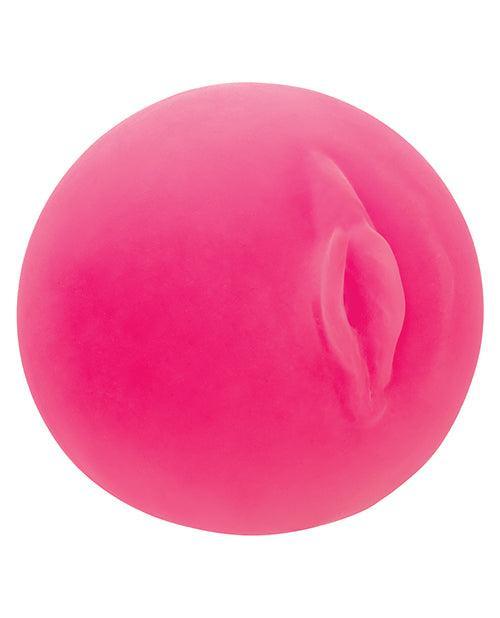 image of product,Pop Sock! Pussy & Ass Ball Masturbator - Pink - SEXYEONE